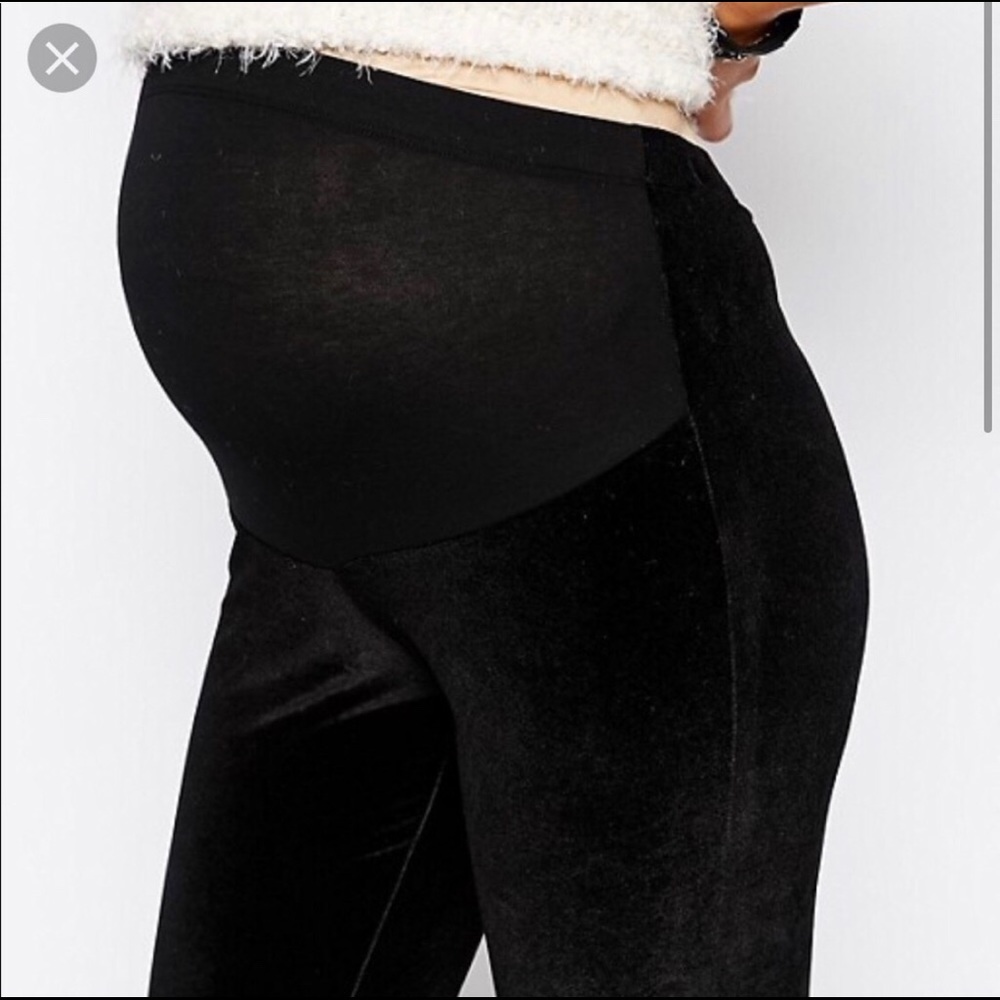 ASOS Maternity Velvet Leggings